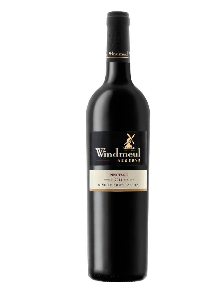Top pinotage van Windmeul, zuidafrikaanse wijn, Platter 4.5