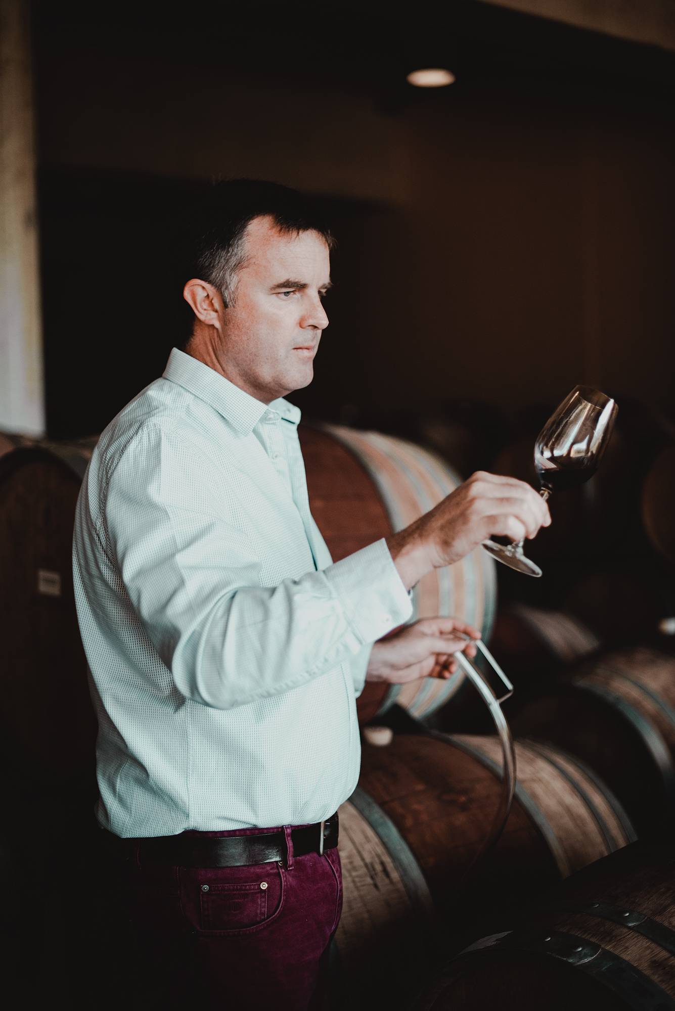 Glenelly- Stellenbosch- Wijnmaker Luke O'Cuinneagain uit Zuid-Afrika